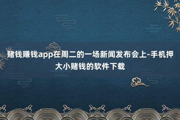 赌钱赚钱app在周二的一场新闻发布会上-手机押大小赌钱的软件下载