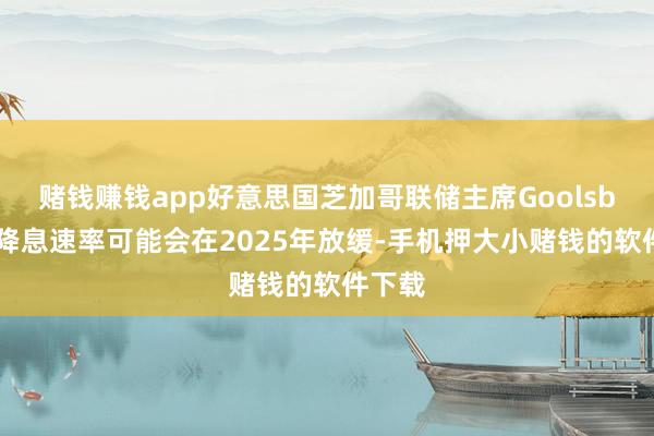 赌钱赚钱app好意思国芝加哥联储主席Goolsbee：降息速率可能会在2025年放缓-手机押大小赌钱的软件下载