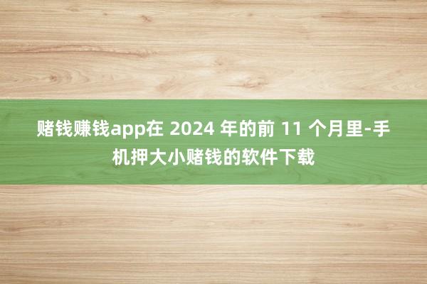 赌钱赚钱app在 2024 年的前 11 个月里-手机押大小赌钱的软件下载