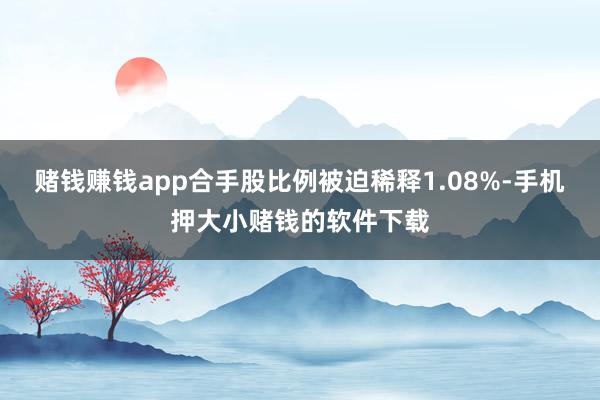 赌钱赚钱app合手股比例被迫稀释1.08%-手机押大小赌钱的软件下载