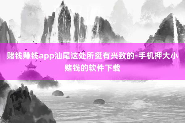 赌钱赚钱app汕尾这处所挺有兴致的-手机押大小赌钱的软件下载